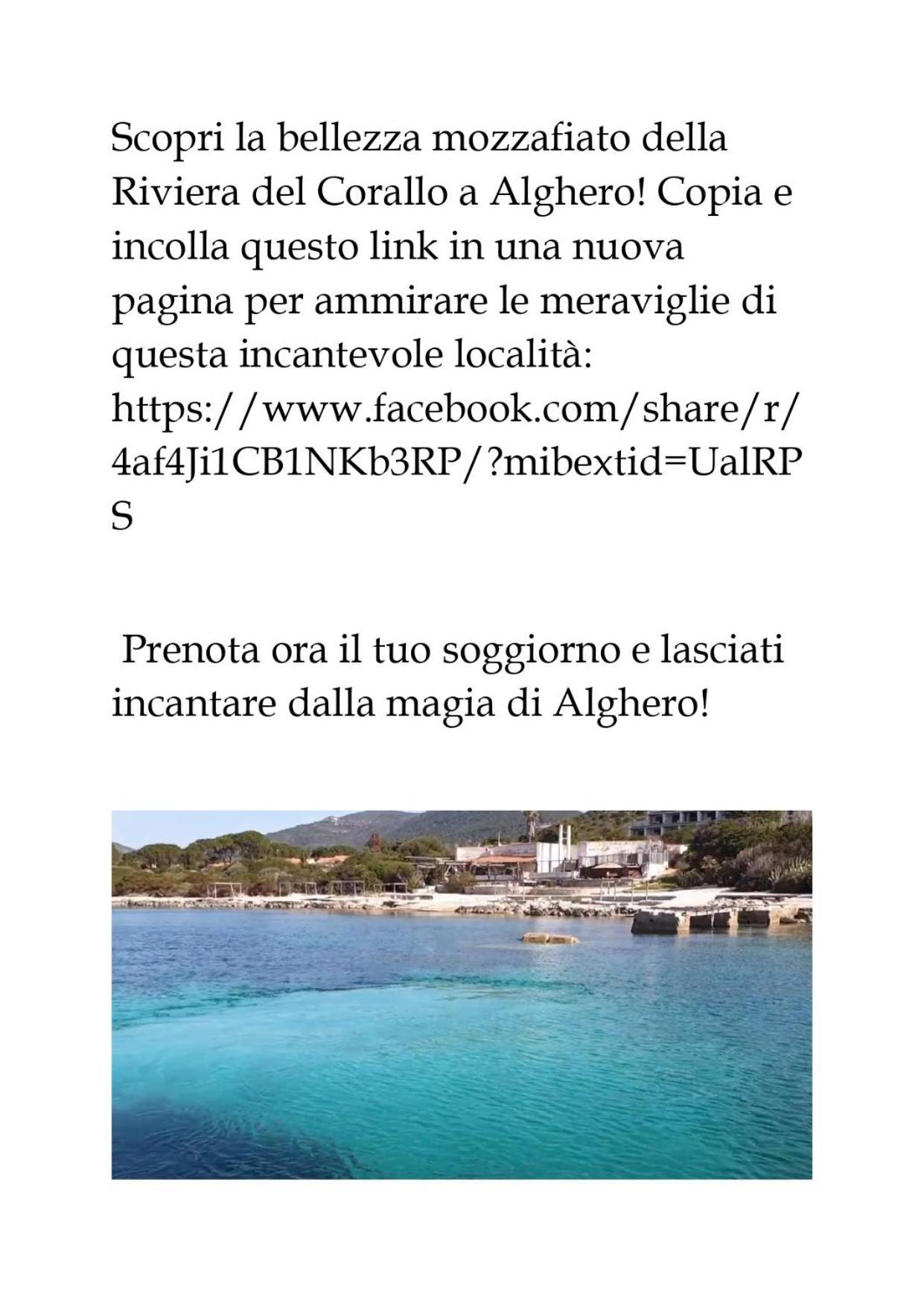 Appartamento S'Aneddu E Oro Alghero Esterno foto